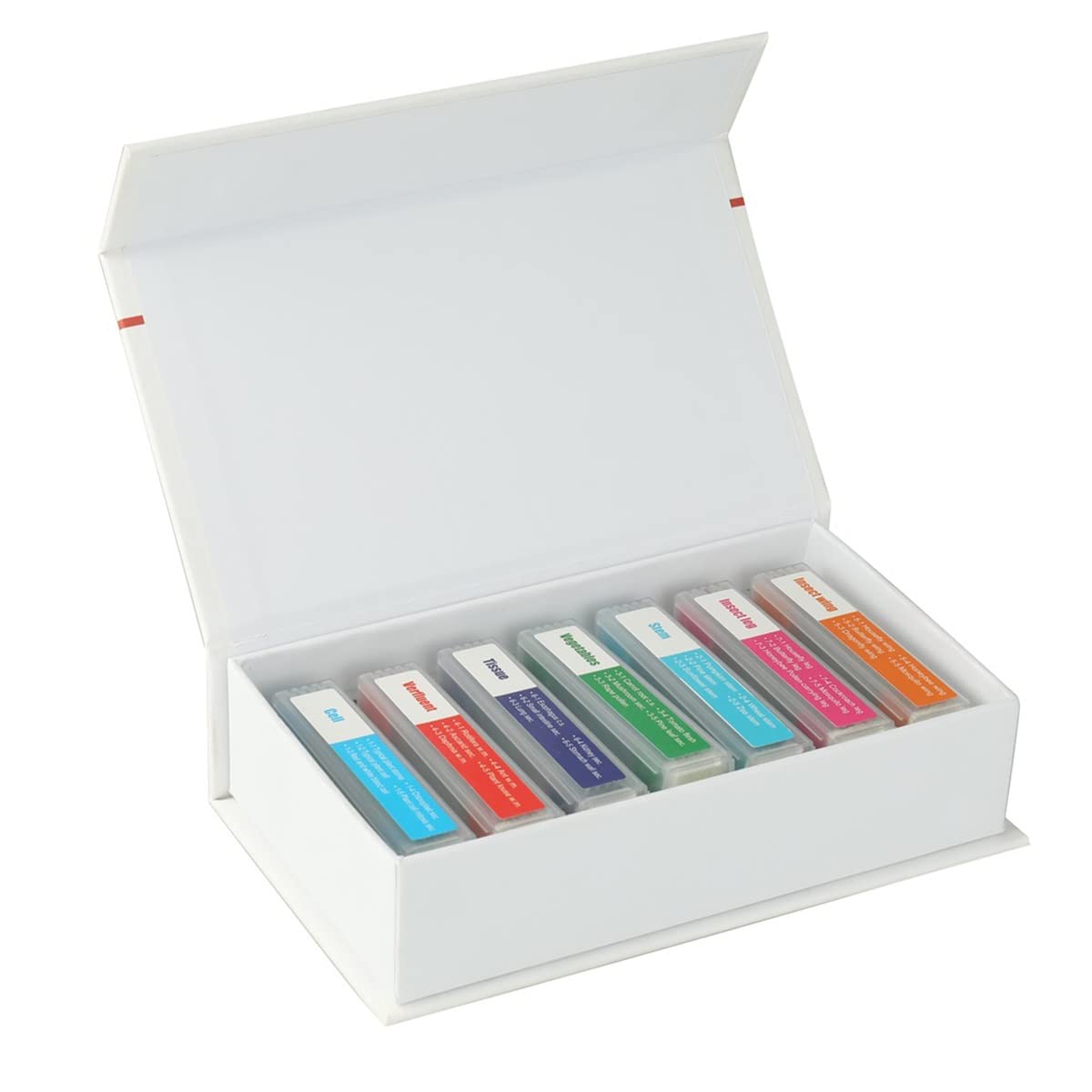 Microscope 35 Piece of Colorful Microscope Specimens Biological Specimen Slides