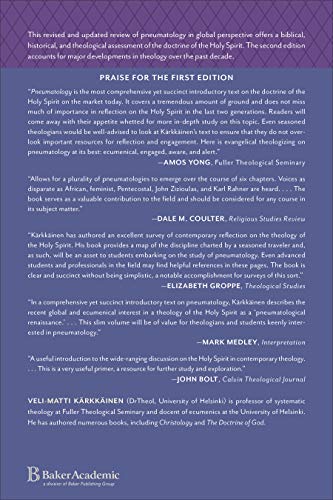 Pneumatology: The Holy Spirit In Ecumenical, International, And Contextual Perspective #TOP1