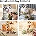 Fix Your Cat’s Dental Health, Creative Fish Bone Cat Toy – Wooden Catnip Teeth Cleaning Stick, Natural Fishbone Cat Dental Toy, Durable Feline Tooth Care Tool (3pcs-Mix)