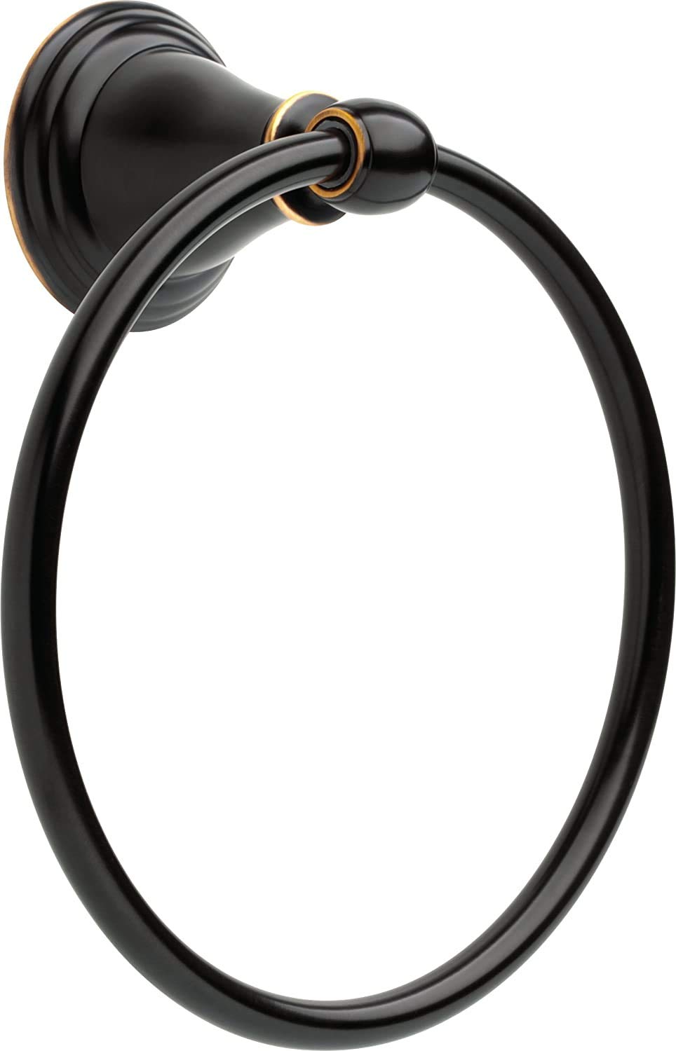 DELTA Windemere Towel Ring, Oil Rubbed Bronze, Bathroom Accessories, 70046-OB