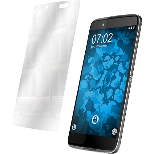 PhoneNatic 4er-Pack Bildschirmschutzfolien verspiegelt kompatibel mit Alcatel Idol 4