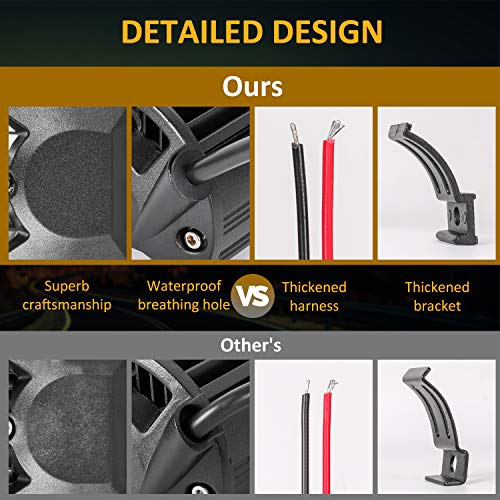 Zmoon Led Light Bar,240W 24000Lm Led Fog Light 7 Inch Led Driving Lights Off Road Lights With Spot&Flood Combo Beam,Waterproof Die-Casting Aluminum Alloy Shell For Jeep Boat Utv Truck Atv (2 Pack) #TOP4