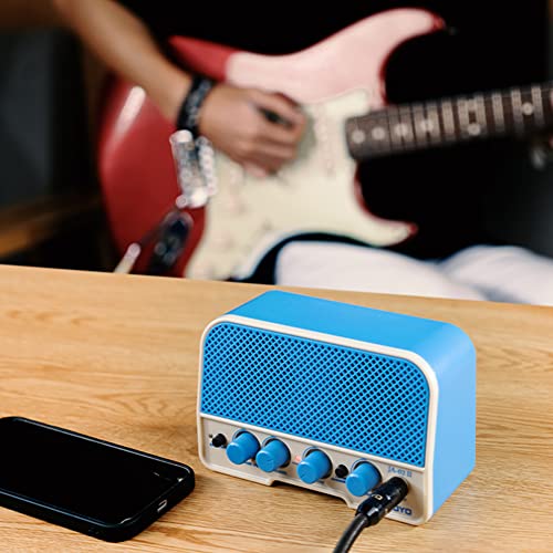 Joyo Combo Guitar Amplifier Bluetooth 5W Recharging Small Mini Practice Headphone Guitar Amp With Clean & Overdrive Channels (Ja-02 Ii Blue) #TOP2