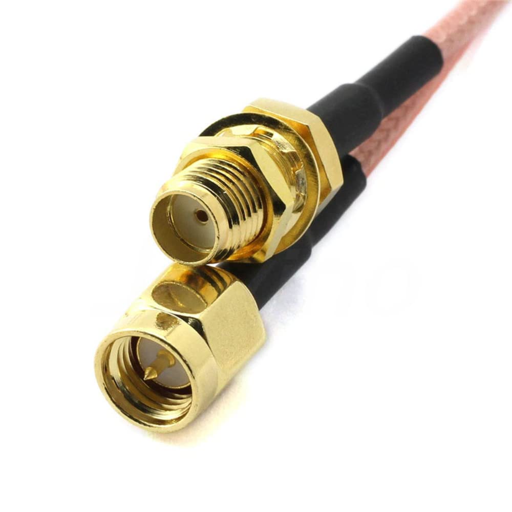 5 Cavi SMA RG178 Per Antenna WiFi E FPV – Connettore Coassiale Low-loss, Maschio-femmina, 10 Cm, Perfetto Per 4G/5G E Radio