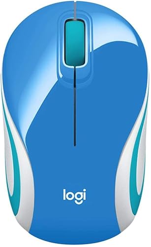 Miniatura 2 de Logitech Ratón Inalámbrico Mini M187 Ultraportátil, Seguimiento Óptico 1000 DPI, 3 Botones, PCMacLaptop - Azul Palacio