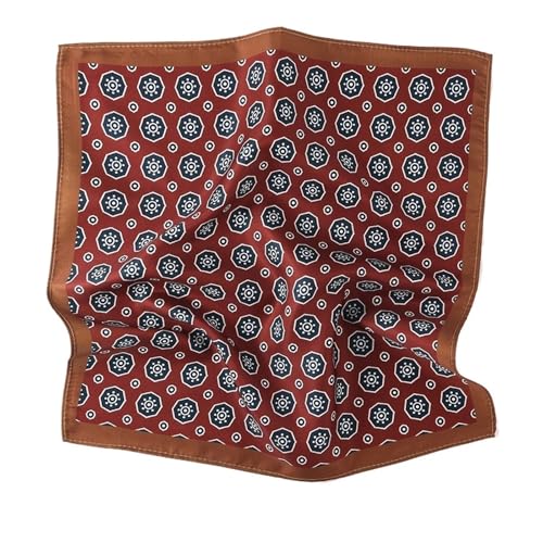 Pañuelo de bolsillo de hombre con estampado a cuadros estilo vintage pack de 2 unidades