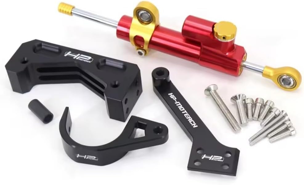 Electric Scooter Accessories Carbon fiber damper kit Fits for kugoo g1 / zero 10x / varla eagle one/increased stability and safety of steering (A)