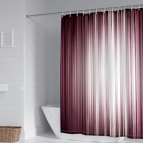 Rideau de douche polyester déperlant motif rayures dégradées 300x200 - 2