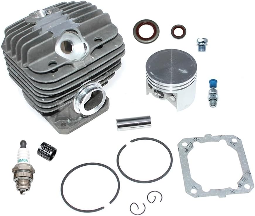 Cylinder Piston Kit with 12mm PinFit for 044 044C 044W 044R MS440 MS440C MS440D MS440N MS440R MS440V Replacement Parts