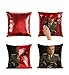 Christoph Waltz Inglourious Basterds cekinowa poszewka na poduszkę MRZ3307 zabawna poszewka na poduszkę odwracalna magiczna dekoracja dekoracyjna poszewka na poduszkę dla dziewczyny niej niej (bez wkładki)