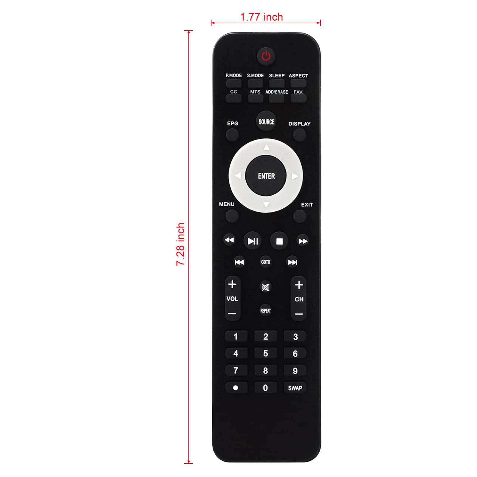 Télécommande De Remplacement Pour Téléviseur Polaroid TCSAND55UHDPR04 - Neuf Générique
