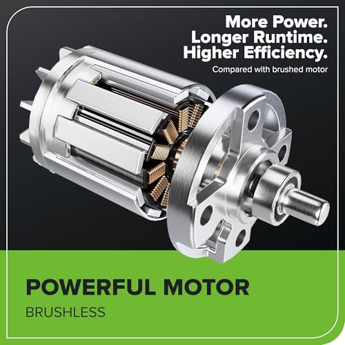 Image of Greenworks 40V 14 inch Brushless (Push) Cordless Lawn Mower, 4.0Ah Battery and Charger