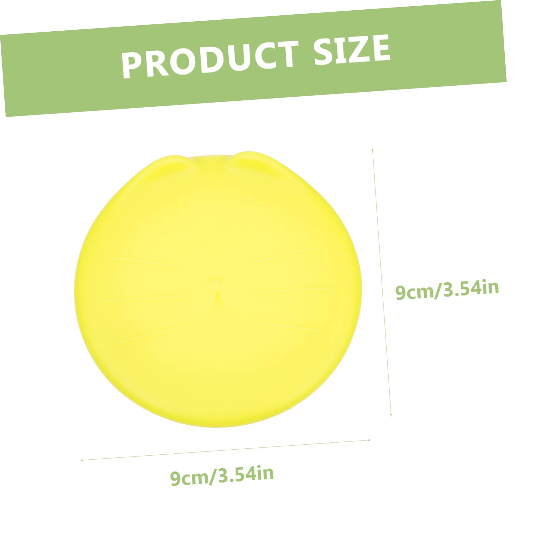 Hemoton 1Set Pet Food Can Seal Lid with Long Handle Spoon Tpr Covers for Dog Cat Food Cans Easy to Use Airtight Seal Prevents Spoilage Air Pollution