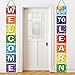 Back to School Banner Welcome Banner for First Day of School Welcome Ready to Learn Classroom Party Supplies Photo Props for Kindergarten Pre-school Primary High School Classroom Decorations