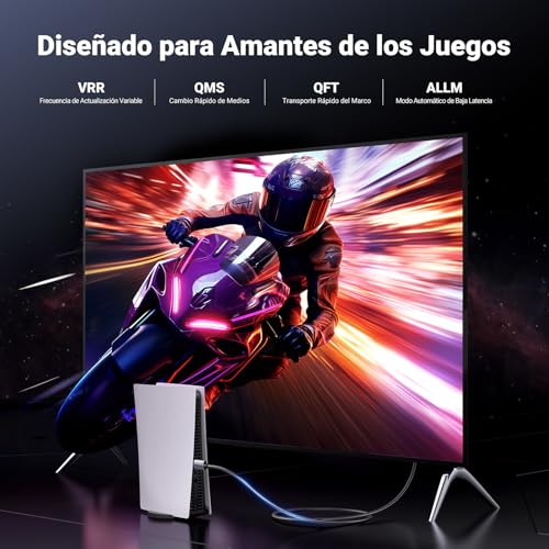 Miniatura 4 de UGREEN 8K Cable HDMI 2.1 Certificado 8K 60Hz 4K 240Hz 48Gbps (2M)