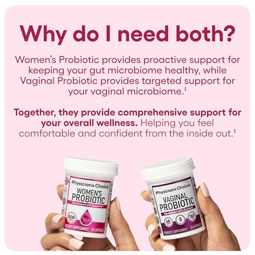 Image of Physician's CHOICE Feminine Power Duo Bundle - Vaginal Probiotic + Womens Probiotic Bundle
