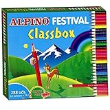 alpina festivalna dvorana lent Forma: Hexagonal Alpino - Lápices alpino 12 colores x 24 unidades
