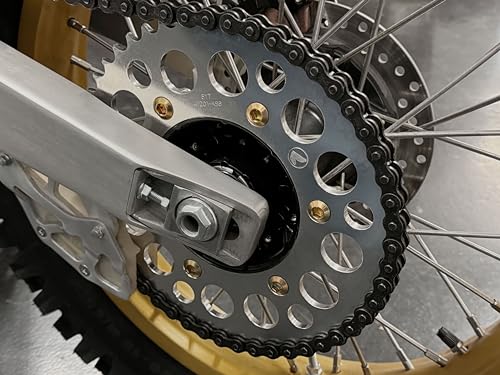 Image of SPECBOLT Gold Long 34mm M8x34 Rear Sprocket Bolts Fits: Honda YAM Kawasaki Suzuki CR CRF XR KX KDX RM RMX DR DR-Z YZ IT TTR