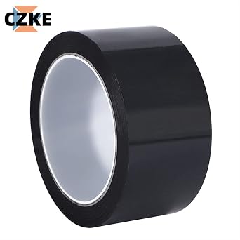 5/8/10/12/15/18/20/25mm x 50M Black High Temperature Resistant Kapton Tape Polyimide for Electric Task/Grills/Powder Coating(15mm)