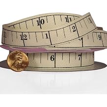 Tape Measure Printed Ribbon 5/8" X 10 Yards