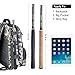 Goture 12FT/3.6M Tenkara Rod Kit 30T Carbon Fiber Portable Telescopic Fly Fishing Rod Combo for Travel, Trout,Bass, Crappie, Inshore Stream Fishing Package