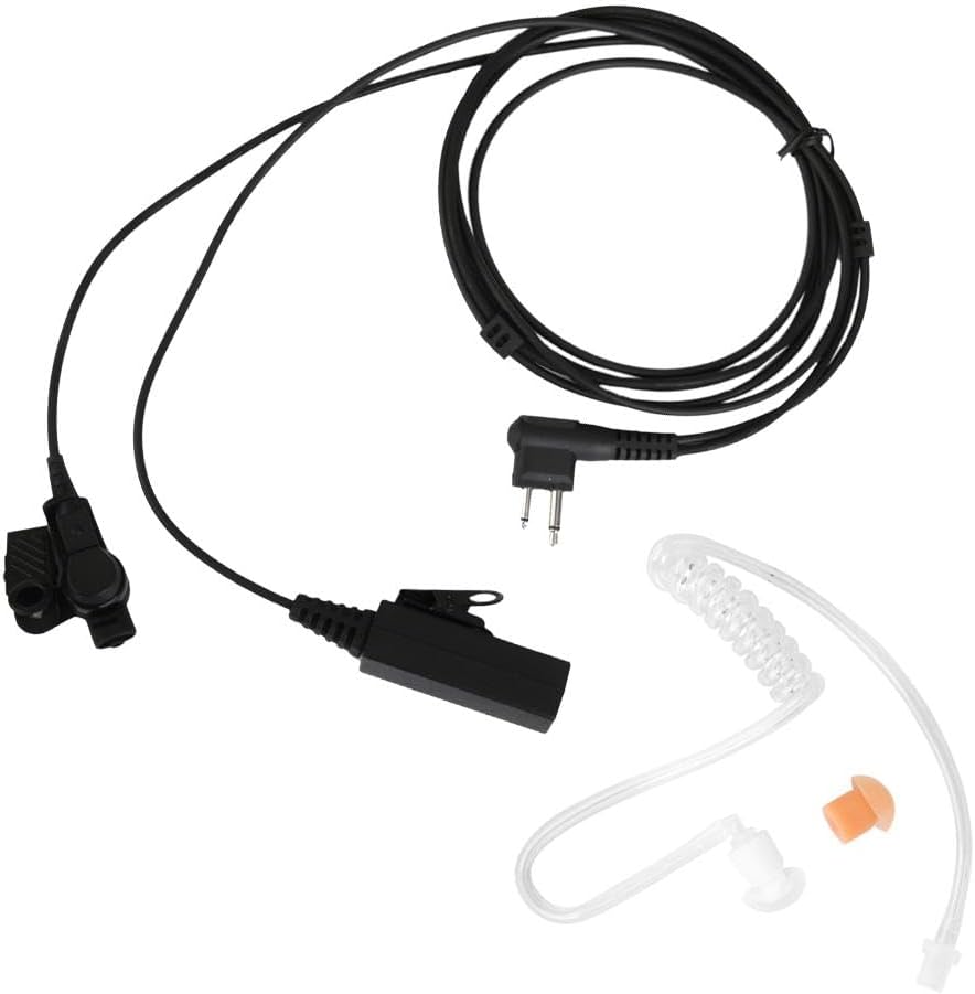 The Style Sutra Throat Mic Air Tube Covert Earpiece Headset Headphone for Compatible with Motorola Radios