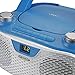 JENSEN CD-485-BL CD-485 1-Watt Portable Stereo CD Player with AM/FM Radio (Blue)