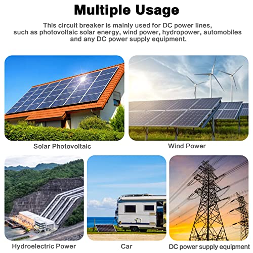 Miniatura 5 de Dewin Disyuntor De Cc 2p Disyuntores De Caja Moldeada Interruptor De Energía Solar Para Líneas De Alimentación De Cc 500v 160a