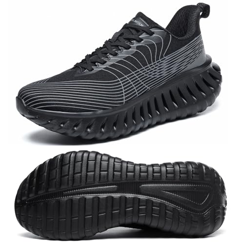 Image of GSLMOLN Wowen Walking Shoes Casual Shoes Breathable Walking Sneakers for Workouts Cushioned Flexible Womens Shoes Training Fashion Sneakers