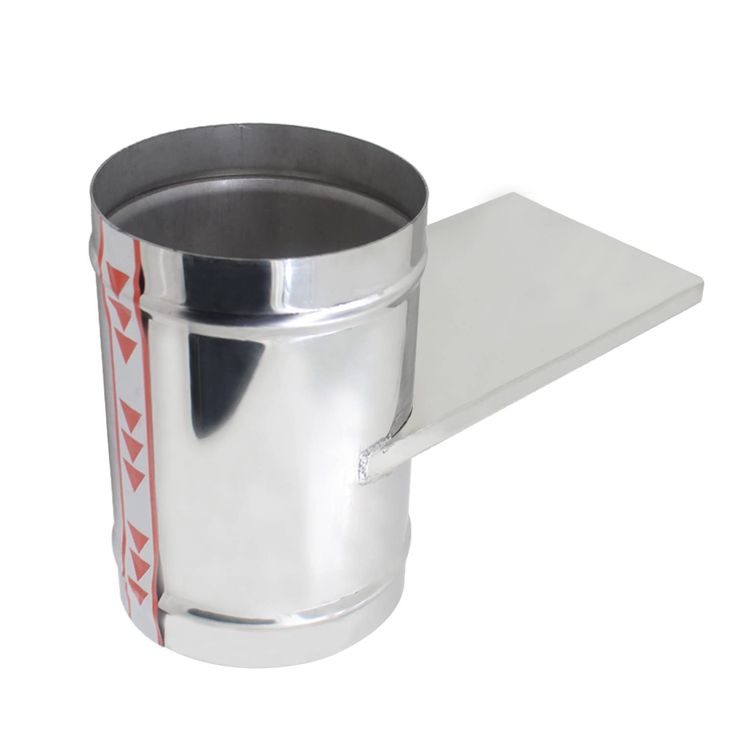 Valvula compuerta guillotina compuerta regulacion caudal aspiracion ventilacion aire acondicionado conducto extractor (Diámetro Externo 100mm)