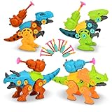 【Regalo perfecto para niños】 Son regalos ideales para vacaciones, Día del Niño, recompensas o cumpleaños. No solo son juguetes para los niños, sino también el mejor amigo para ellos. ¡Explora el mundo de los dinosaurios con EKKONG!