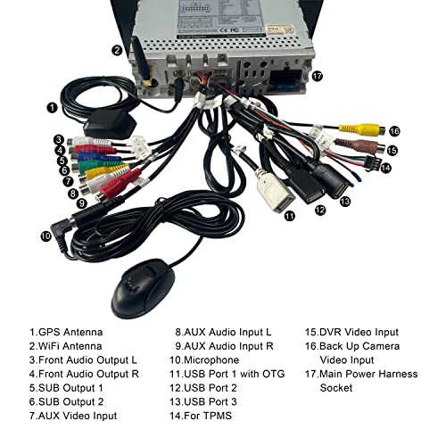 SYGAV Android Car Stereo for 2008-2013 Mitsubishi Lancer EVO X Ralliart with Rockford Fosgate AMP GPS Navigation Radio