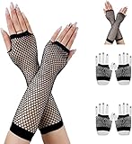 【Netzhandschuhe Paket enthält】: Sie erhalten 4 Paar fingerlose Netzhandschuhe, 2 Paar lange Handschuhe und 2 Paar kurze Handschuhe, um Ihren verschiedenen Tragebedürfnissen gerecht zu werden; Sie können den richtigen Stil nach Ihren eigenen Bedürfnissen oder Ihrem Kleidungsstil auswählen.