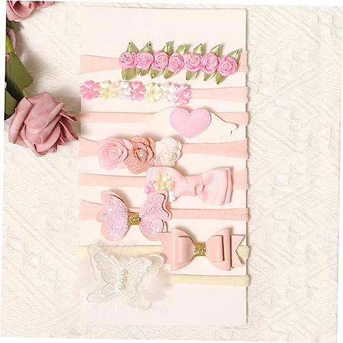 KOMBIUDA 8 Unidades Tiara Infantil Tiara De Bebê Capacete De Florista Acessórios De Cabelo De Bebê L