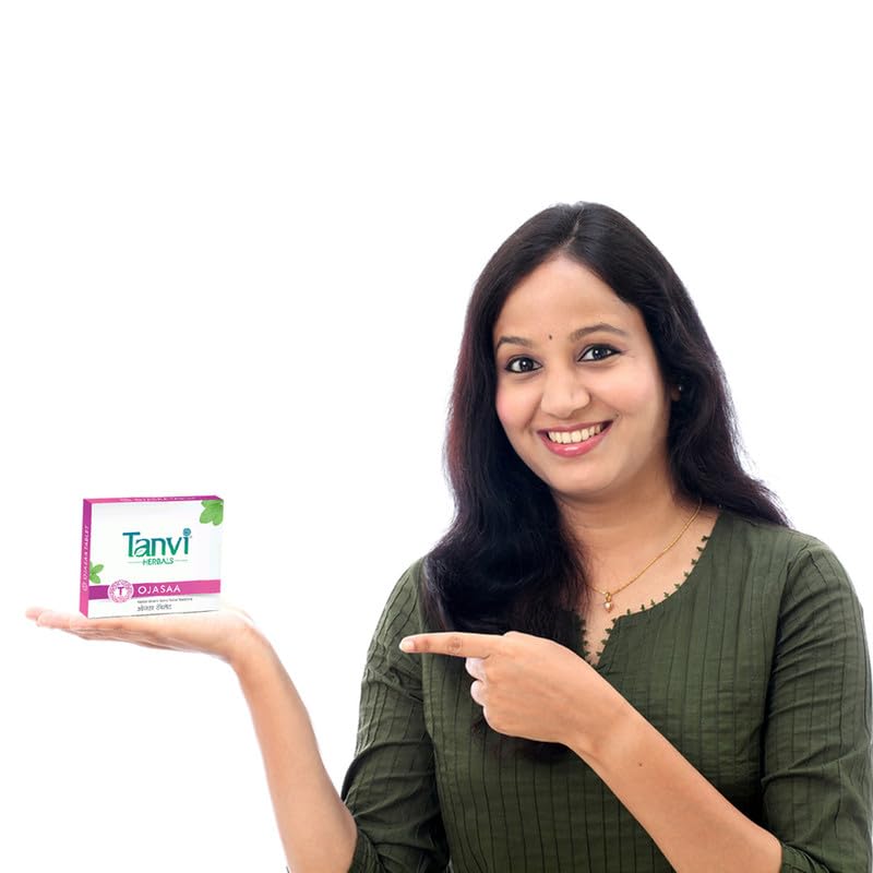 Tanvi Herbals-Tanvi Essential Unisex Ojasa Health Supplement Tablets | Herbal Ayurvedic daily wellness formulation with Brahmi and Sankapushpi for students and teenage - 6 packs. 30x6 | 180 tabs Tanvi Herbals-Tanvi Essential Unisex Ojasa Health Supplement Tablets | Herbal Ayurvedic daily wellness formulation with Brahmi and Sankapushpi for students and teenage - 6 packs. 30x6 | 180 tabs