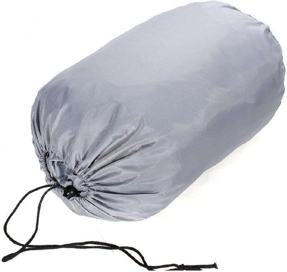 Telo Copribarca Impermeabile,Telo Copribarca Ricovero Imbarcazione Impermeabile Tessuto Oxford 600D Copertura Per Barca Rimorchiabile Proteggere La Nave Da Lesioni-Grey Grigio||17~19ft(600cm*300cm)