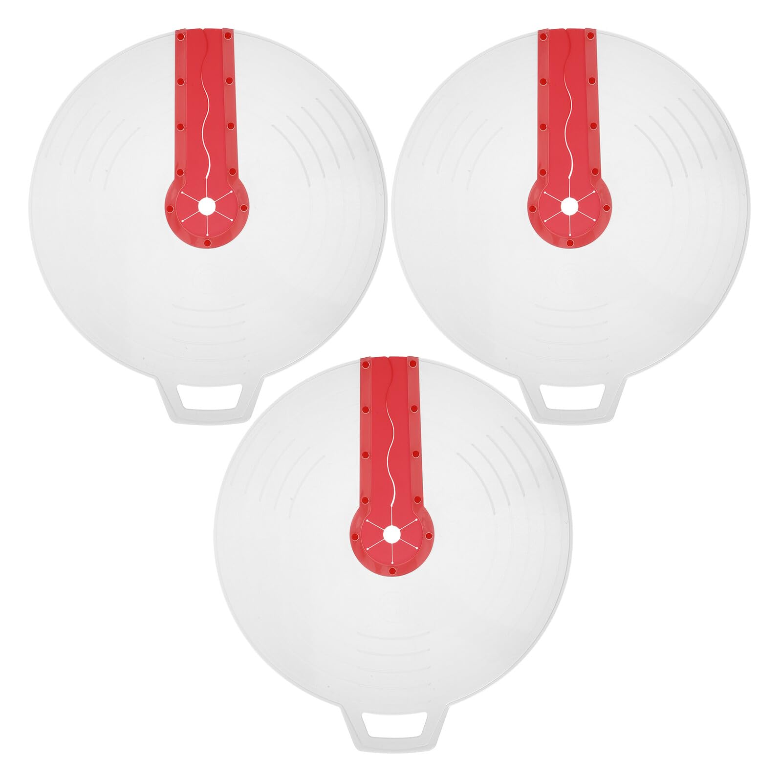 Couvercle en silicone et PP rouge Gatuida lot de 3 protections durables pour bol de cuisine