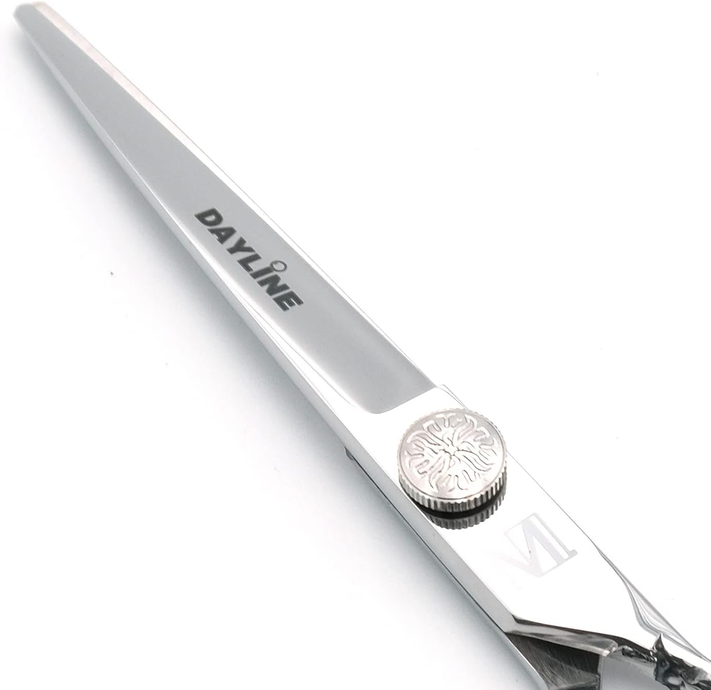 Dayline 6" Professional Salon Shears Hairdressing Scissors Haircut Human Silver Barber Scissors Japan 440c Steel Cutting Hair Scissors (6 inch)