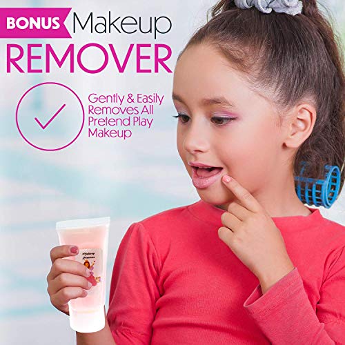Toysical Kids Makeup Kit For Girl - With Make Up Remover - 30Pc Real Washable, Non Toxic Play Princess Cosmetic Set - Ideal Birthday For Little Girls Ages 3, 4, 5, 6 Year Old Child (Princess 2.0) #TOP4