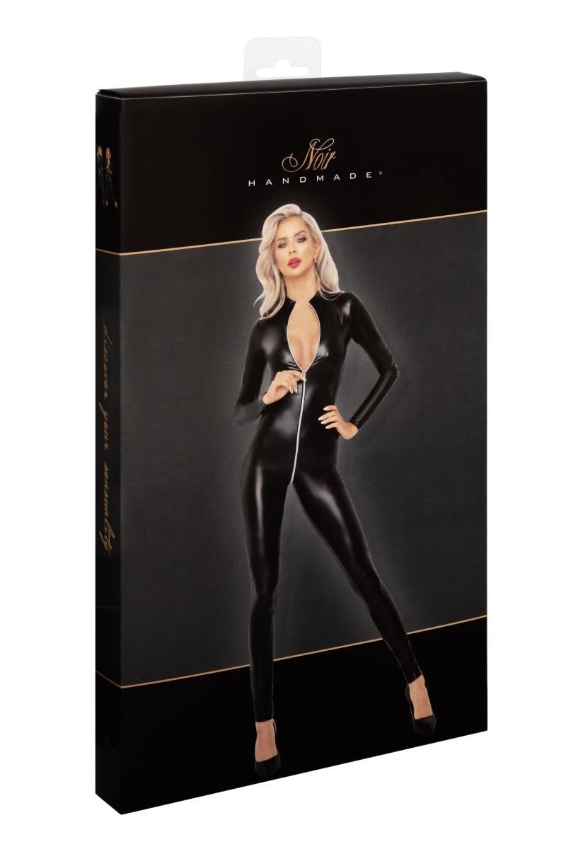 Noir Overall L Damenunterwäsche aus Leder und Latex
