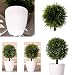 Fycooler Plantas Artificiales Falso árbol Topiario de Boj,árbol Artificial en Forma de...