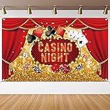 Las Vegas Backdrop Banner Casino Night Birthday Baby Shower Background Las Vegas Themed Birthday...