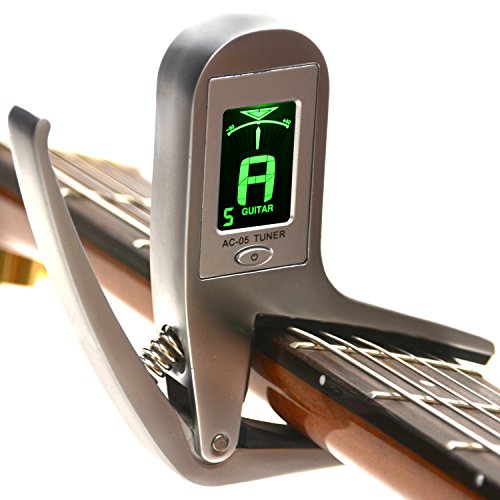 Elagon (AC-05C) accordeur + capo guitare tout en un. Capo métallique pour guitare électrique, guitare acoustique… - Les Beatles, Paul McCartney, John Lennon, RIngo Starr, George Harrison Elagon (AC-05C) accordeur + capo guitare tout en un. Capo métallique pour guitare électrique, guitare acoustique… – Image 5