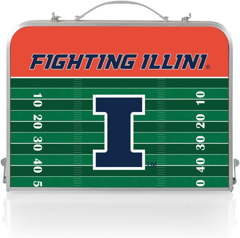 PICNIC TIME NCAA Concert Portable, Small Folding, Mini Picnic Table