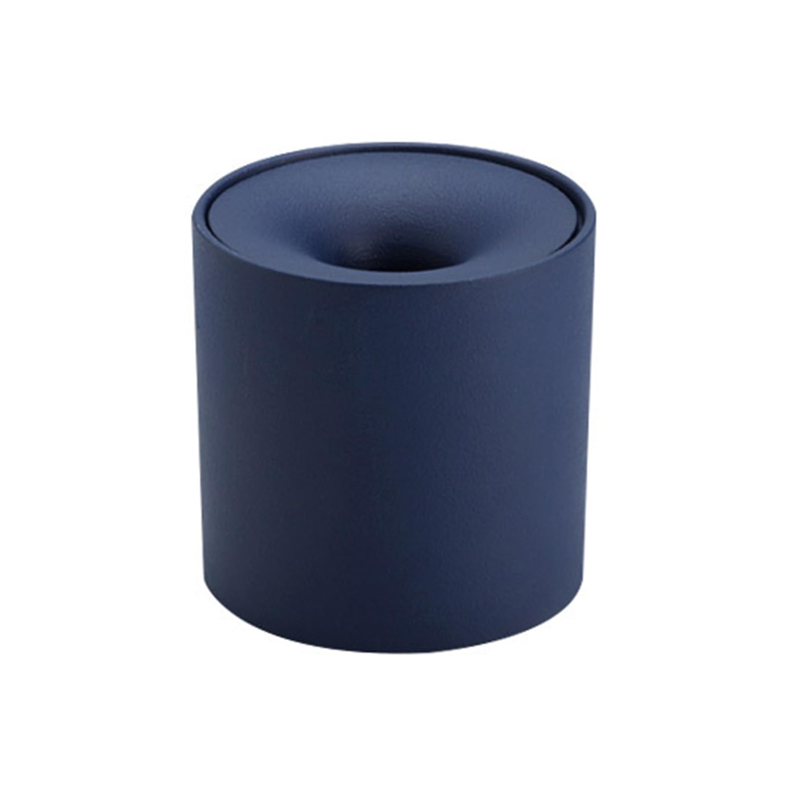 Premium Retro ceramiczna popielniczka na biurko do palenia popiołu, ochrona przed wiatrem, jako prezent dla palaczy, do domu, do użytku wewnątrz i na zewnątrz, na taras, niebieska