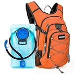 MIGGEEY 18L Mochila De HidratacióN con Bolsa De Hi...: GRAN CAPACIDAD DE ALMACENAMIENTO DE 18 L: La mochila de trekking tiene 4 compartimentos. Un compartimento aislado separado con una bolsa de hidratación, una abertura extra ancha para facilitar la carga de la bolsa de hidratación, un gran compartiment...