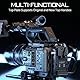 Tilta FX6 Cage, Kamerakäfig kompatibel mit Sony FX6 V-Mount Advanced Kit Filmmaking Cage mit Quick Release Baseplate, V-Mount Battery Plate und Multi-Functional Top Plate ES-T20-B-V