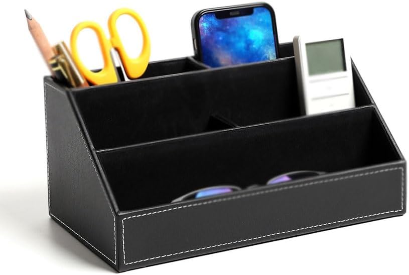 Desktop storage box, miscellaneous items, remote control, organizer, business office supplies, stationery, pen holder image 5