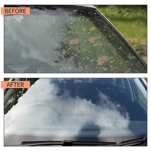 Siyurongg 120 Pcs Car Windshield Washer Fluid Tablets, Solid Windshield Wiper Cleaning Washer Fluid Effervescent Tablet, for Car Kitchen Room Window Glass