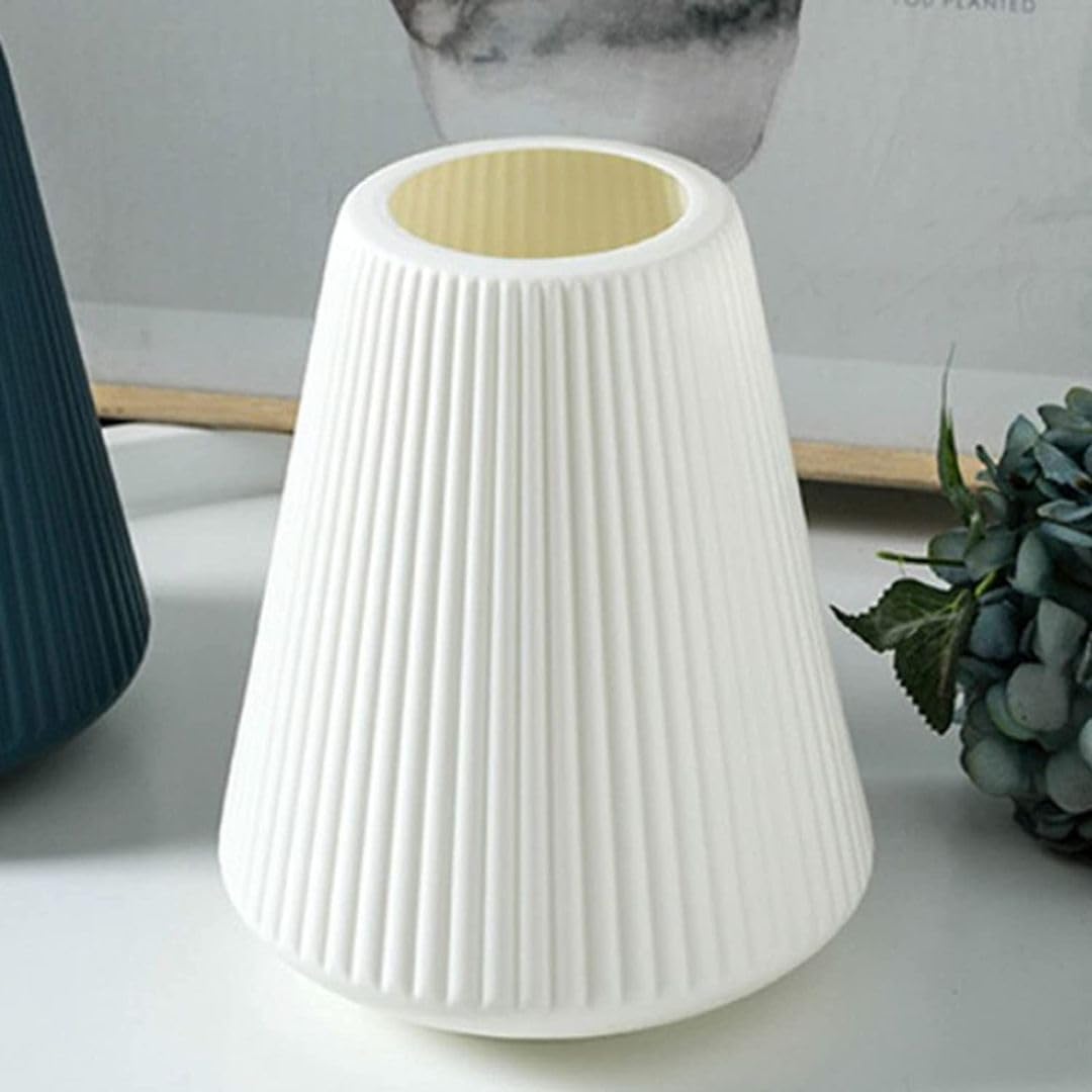 SATYAM KRAFT 1 Pcs Plastic Vase for Flowers Gifting Home Decor Center Table Bedroom Living Room Office Christmas Newyear Wedding Restaurant-Cafes Centerpieces Decoration (B0CVQHQ45K) Amazon Price History, Amazon Price Tracker